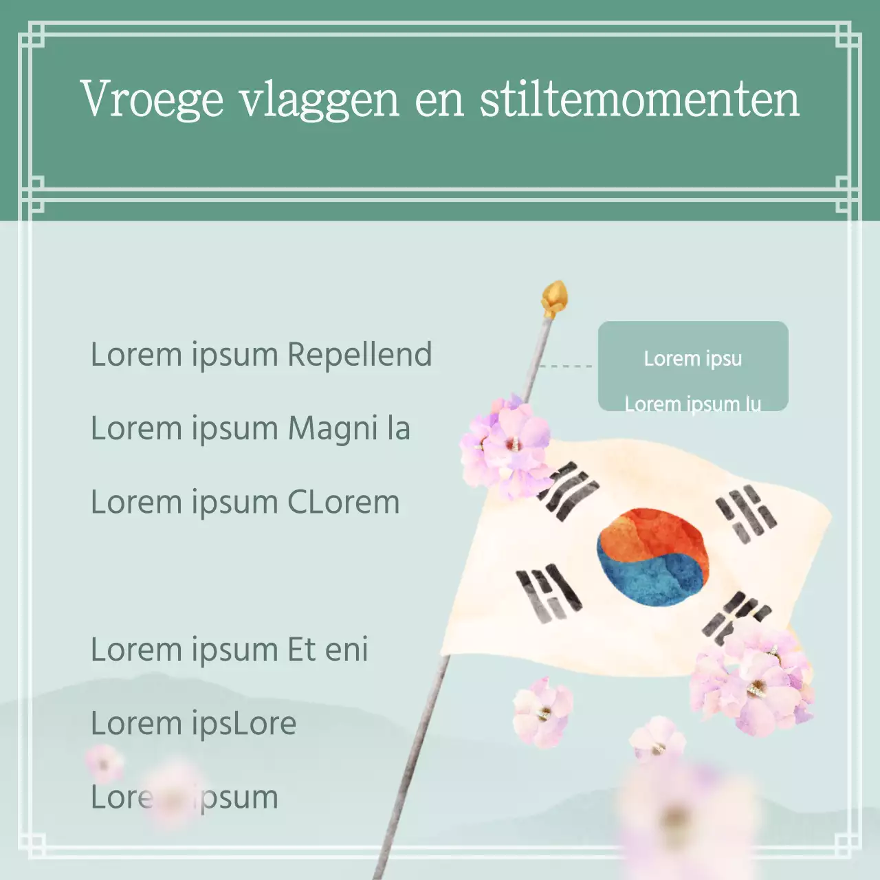 De herdenkingsvlag uithangen