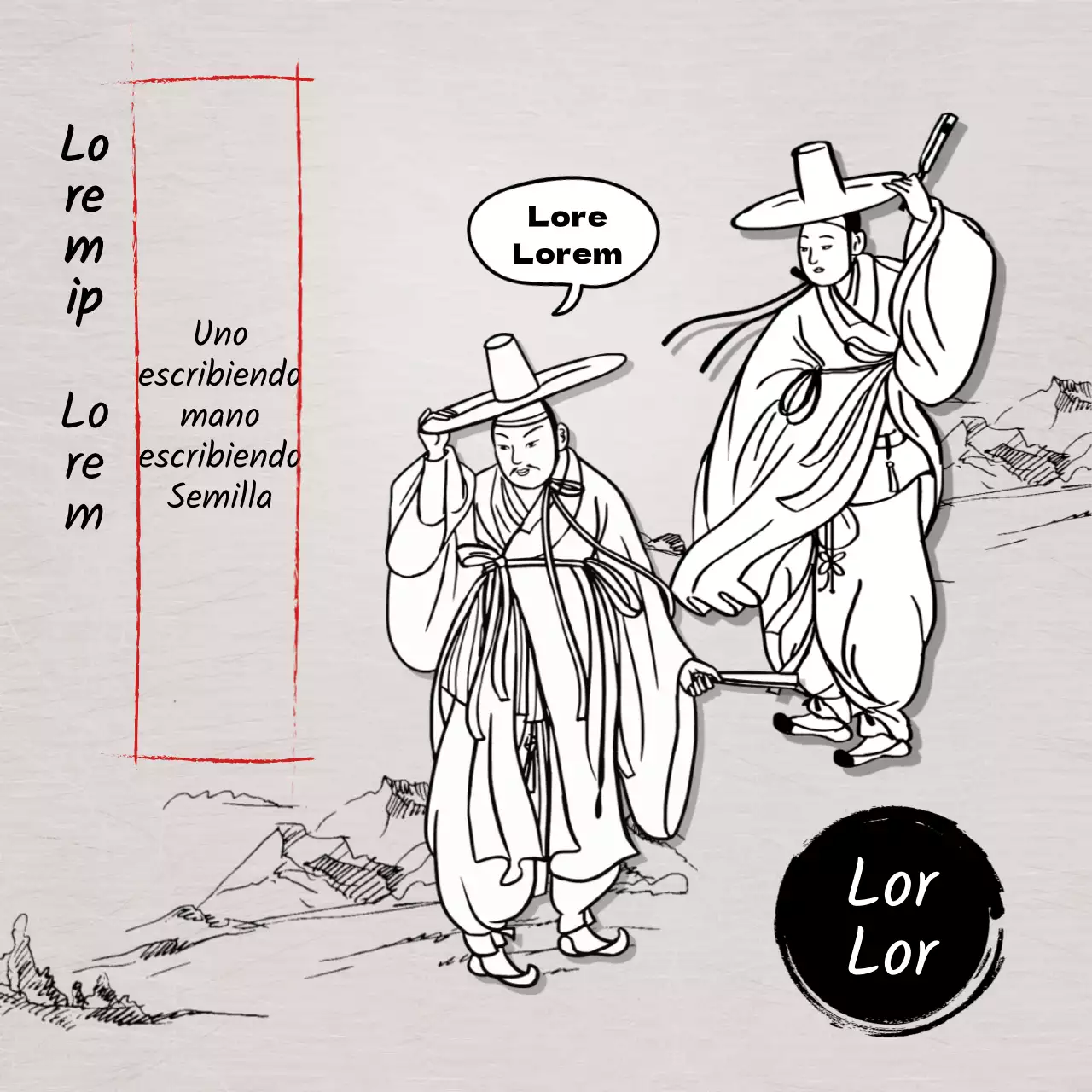 Promoción de la caligrafía coreana orientalizada con un toque tradicional