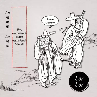 Promoción de la caligrafía coreana orientalizada con un toque tradicional