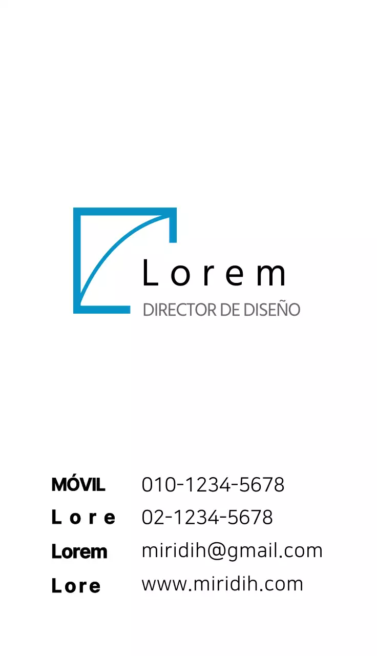 Tarjeta de visita de Studio General