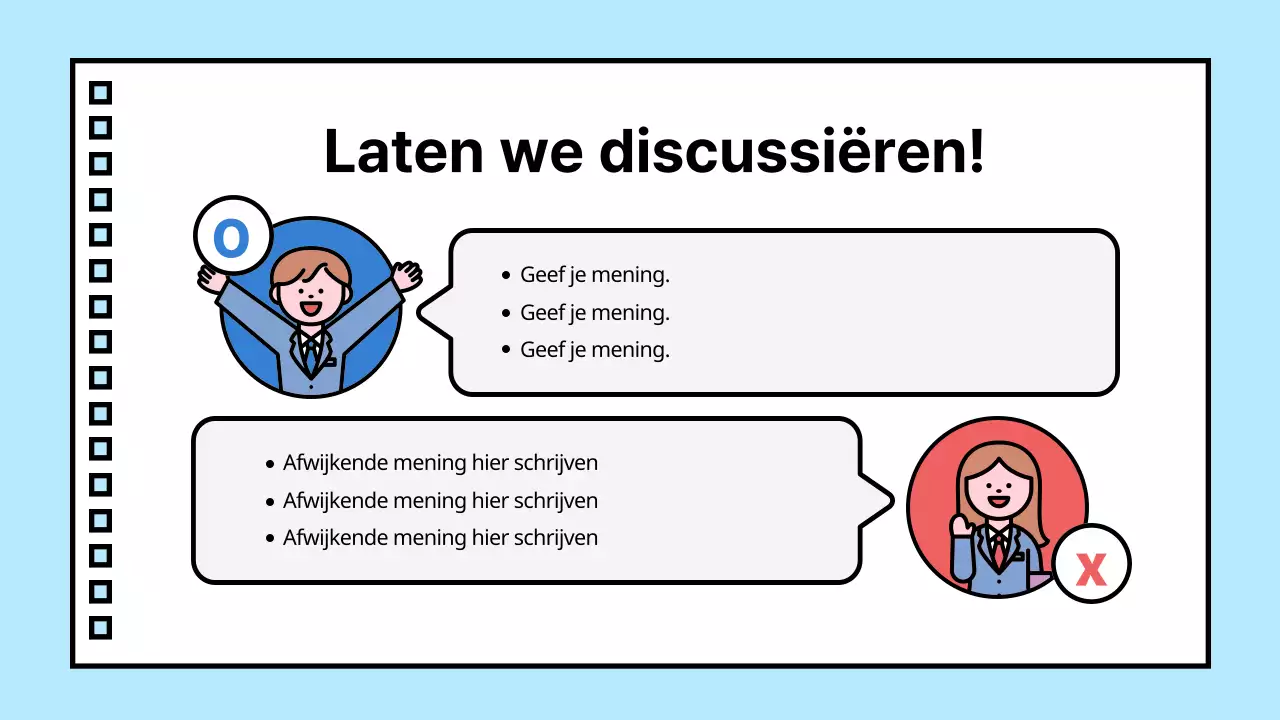 Heldere en schattige illustraties over het leven en ethiek