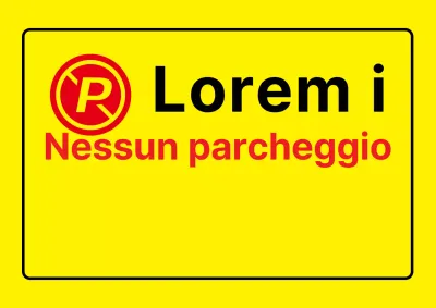 Nessun parcheggio esterno per i veicoli
