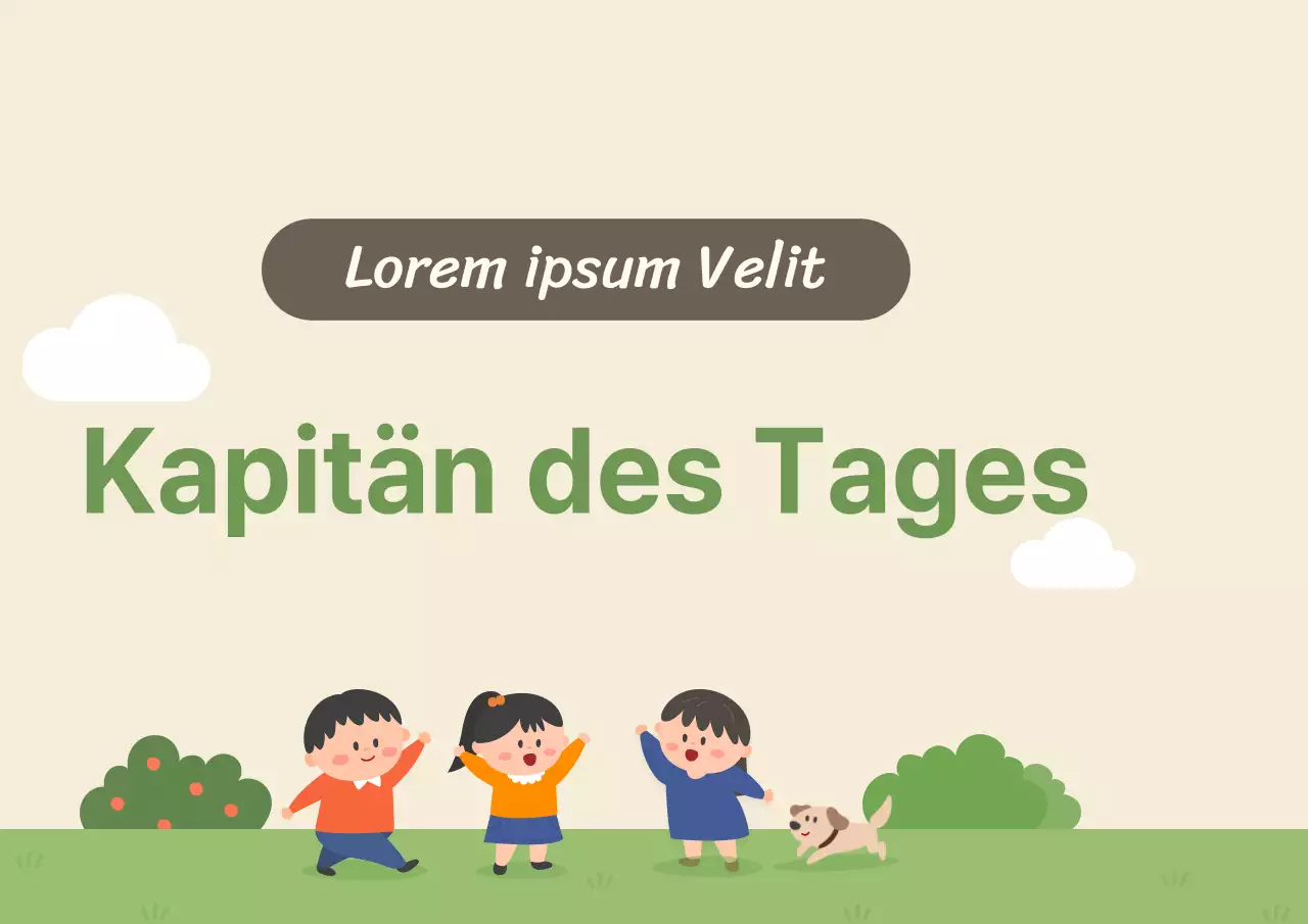 Bunte und niedliche Illustrationen für Leittexte und Tafeldekorationen für den heutigen Unterricht