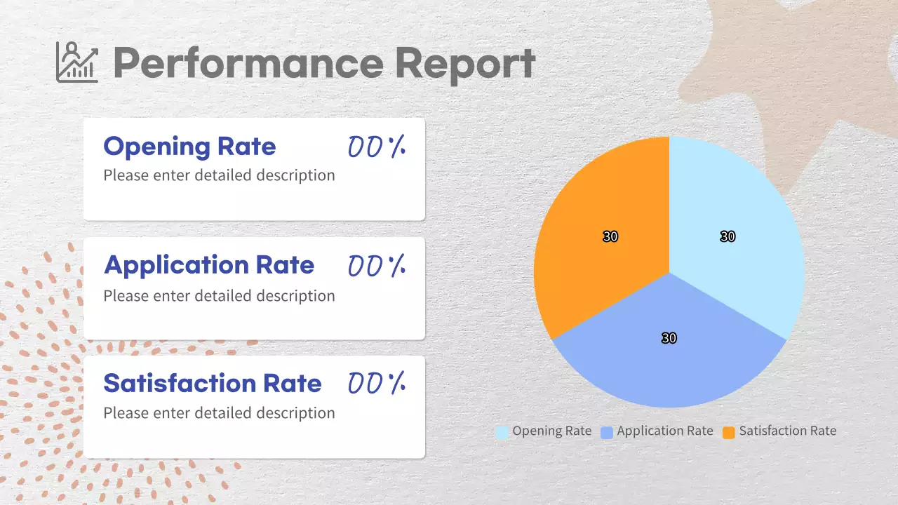 회색과 주황색의 기하학적 마케팅 회의록 보고서