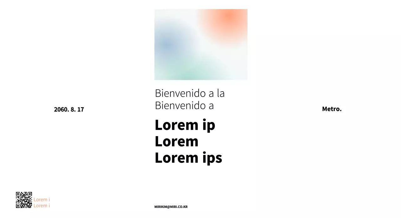 Orientación comercial de gradiente simple