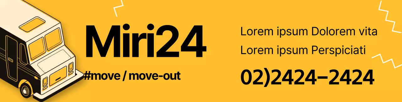 Promouvoir un centre de déménagement orange bien rangé