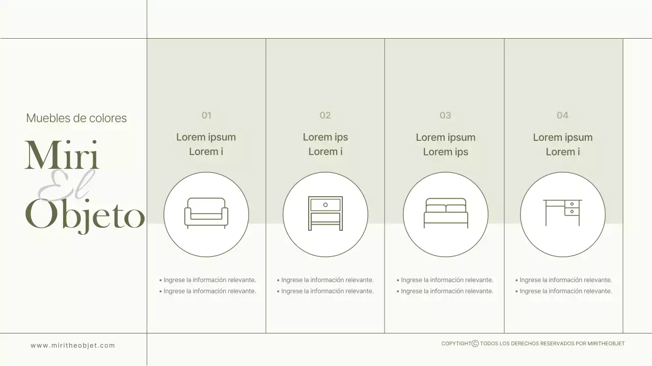 Oliva y blanco Miridovje muebles en oliva y blanco Catálogo de productos Muebles de interior Productos de temporada