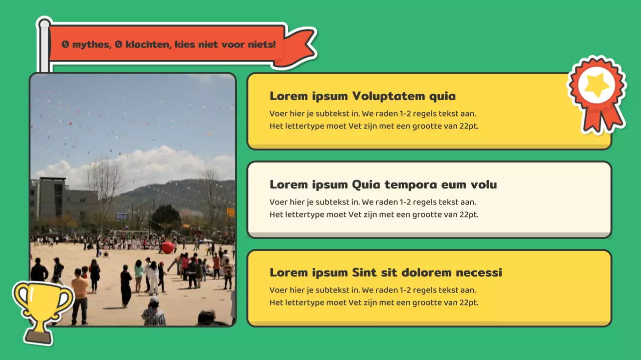 Een portfolio voor emcees in de performance-industrie met een schattig rood en groen stickerconcept