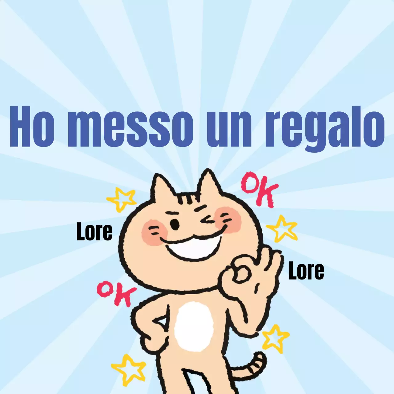 Ho inserito un regalo