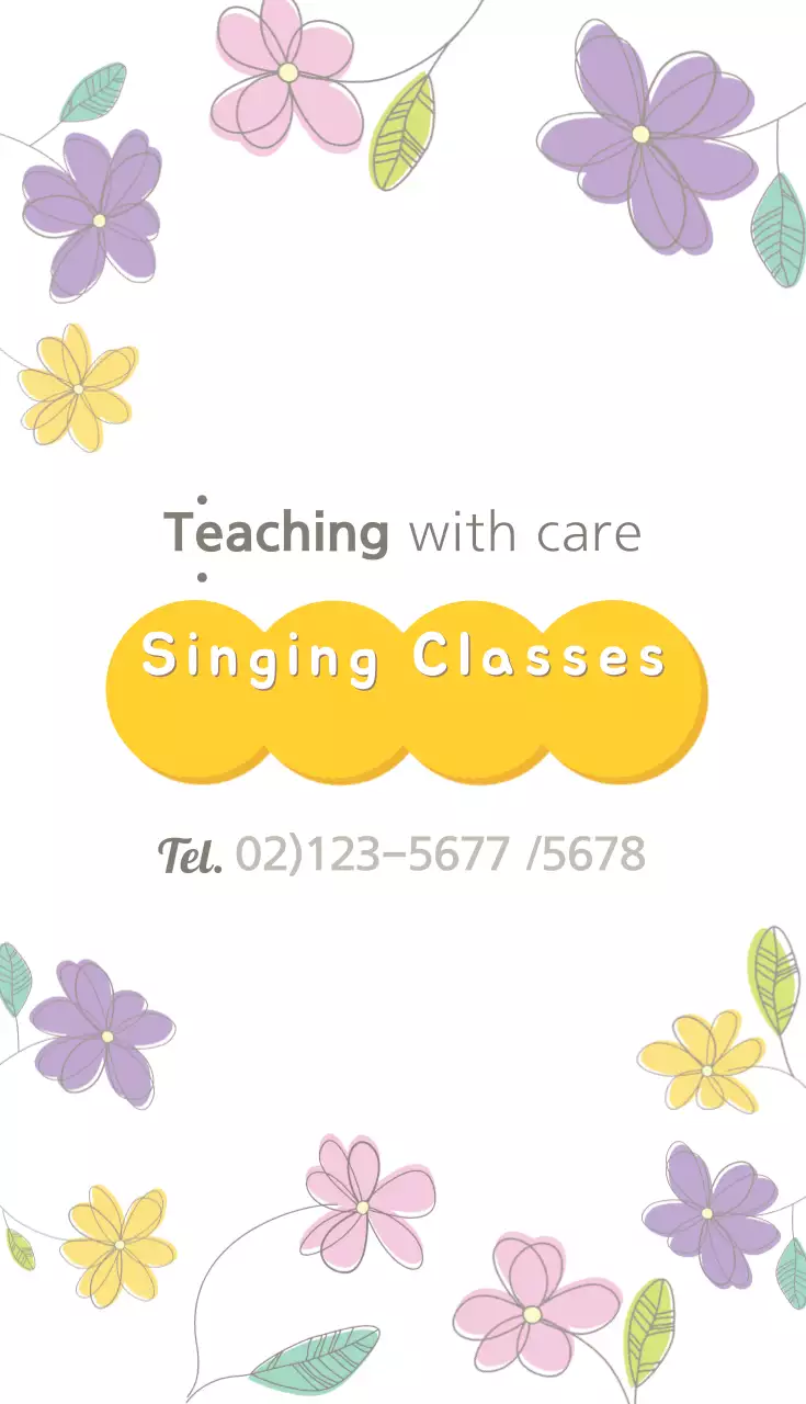 Pelajaran bernyanyi yang diajarkan dengan penuh cinta