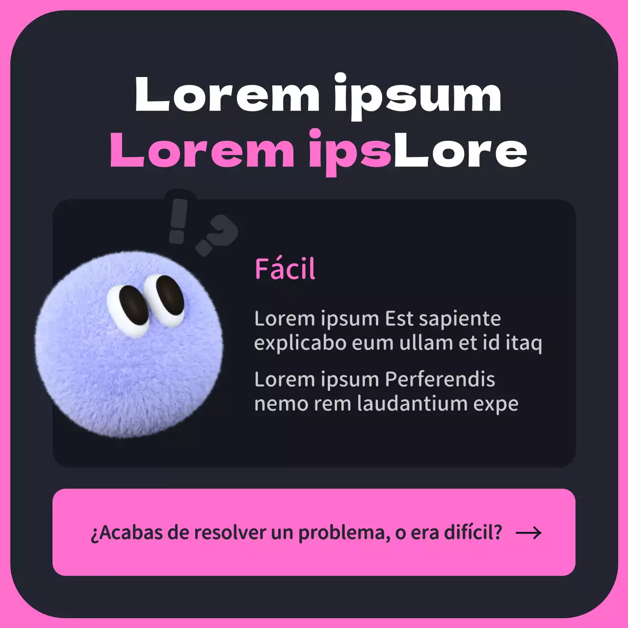 Negro y rosa estudiando 3D linda promoción de la alfabetización