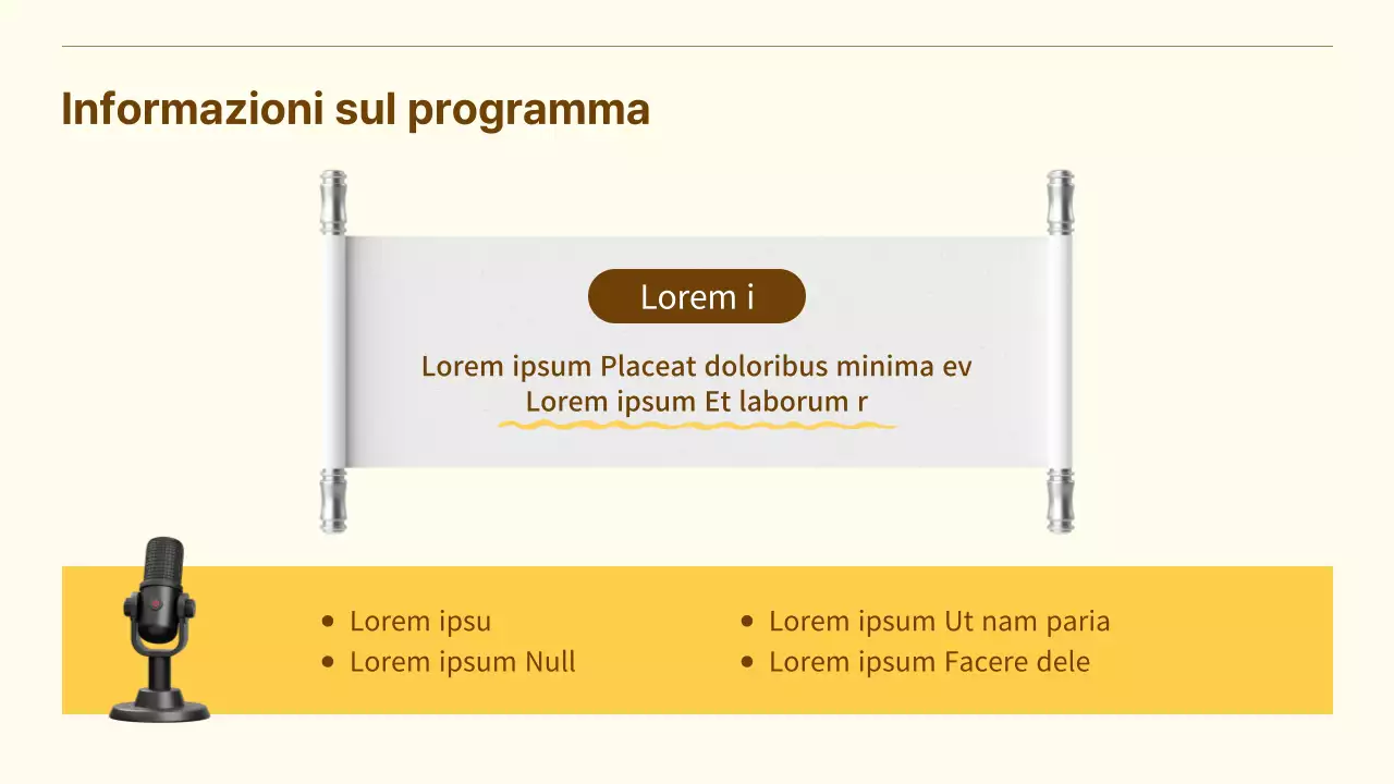 Una bella proposta di sponsorizzazione aziendale in giallo