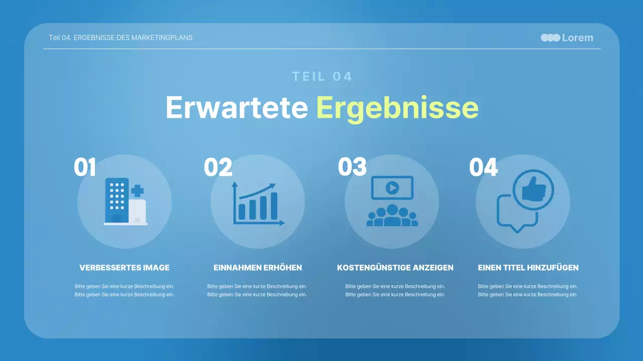 Medizinische Vorträge in Blau