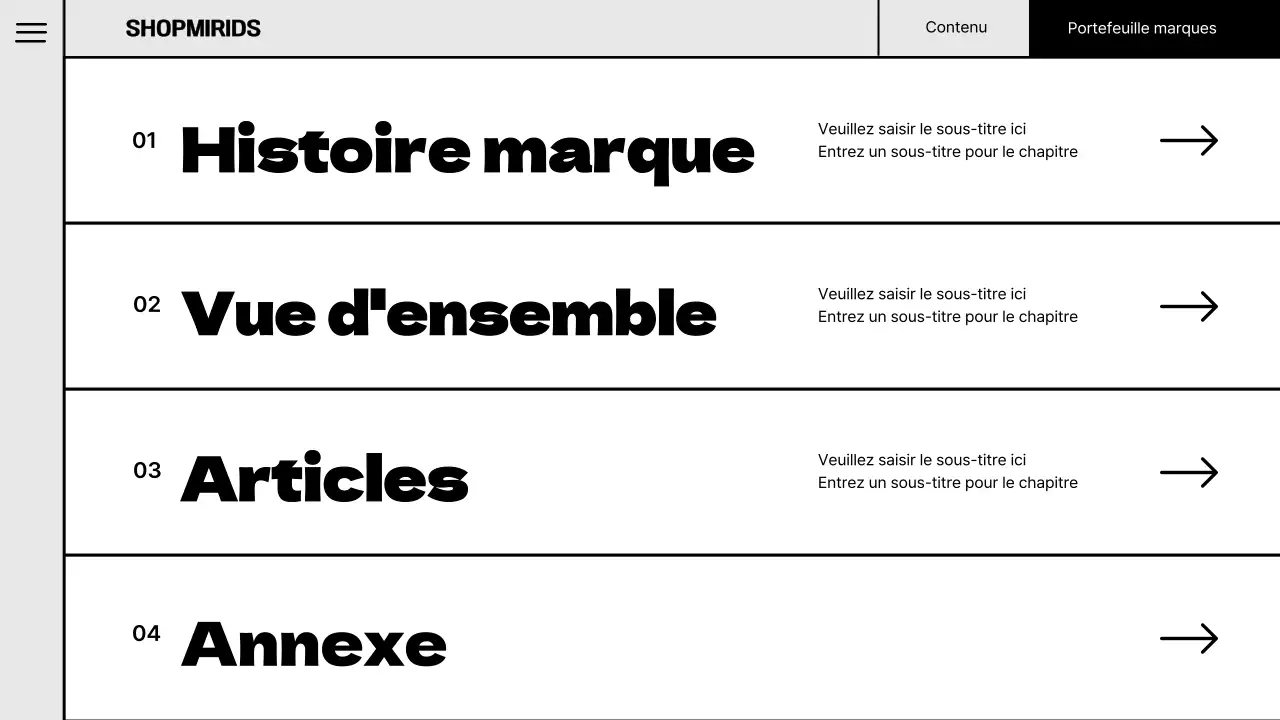 Illustration pop d'un concept de portefeuille de marques aux couleurs fluorescentes