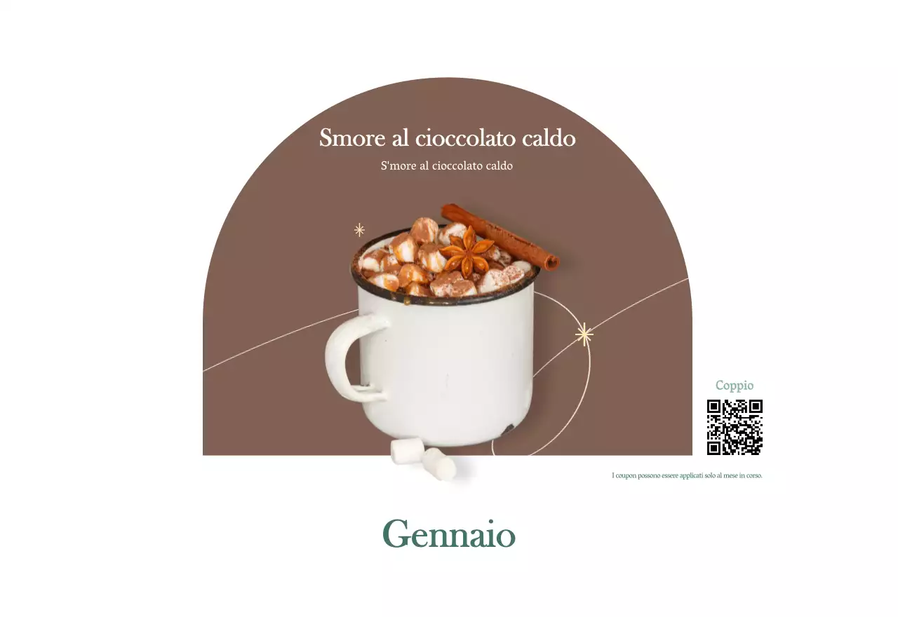 Calendario dei bar con i consigli per le bevande del mese