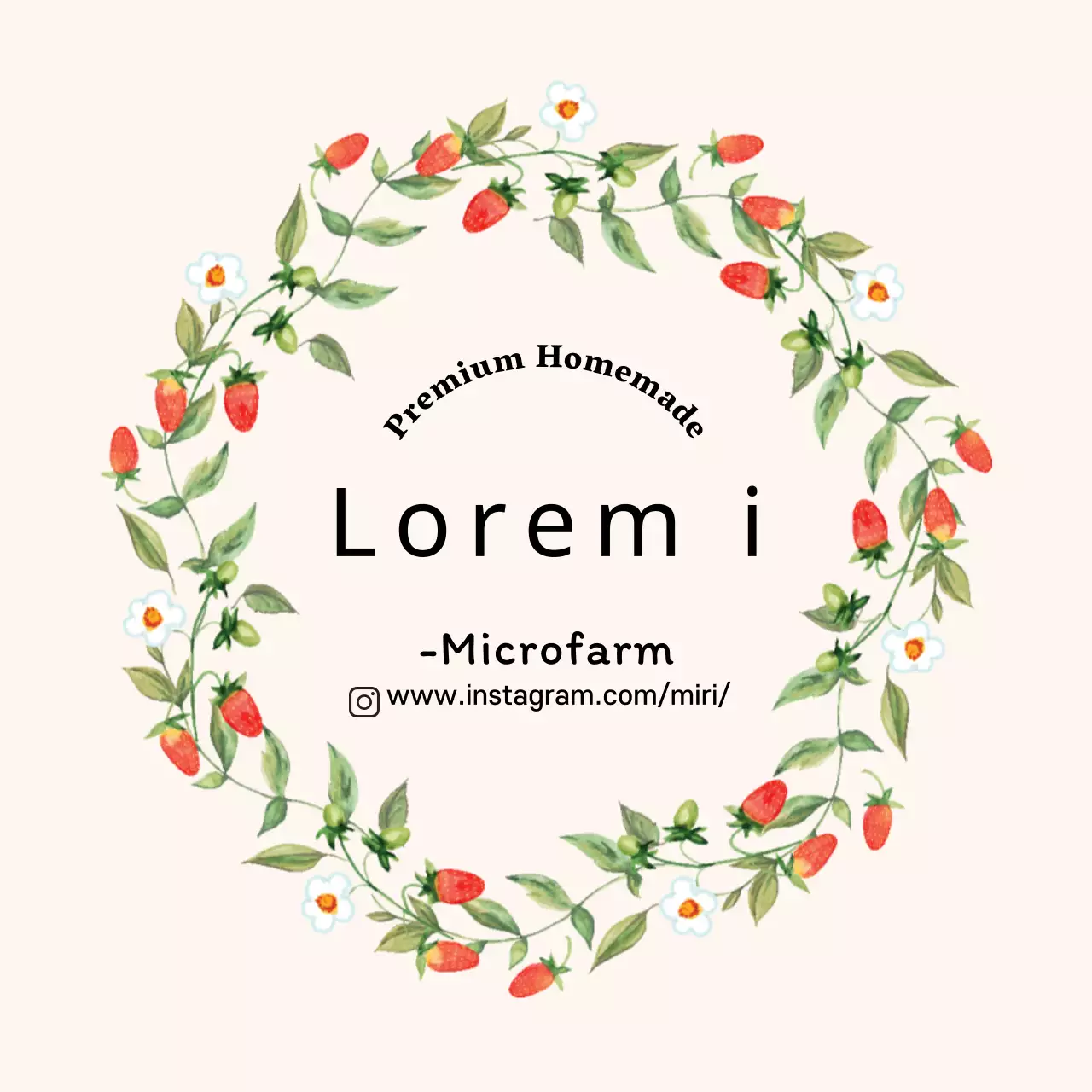 Confiture de fraises maison beige