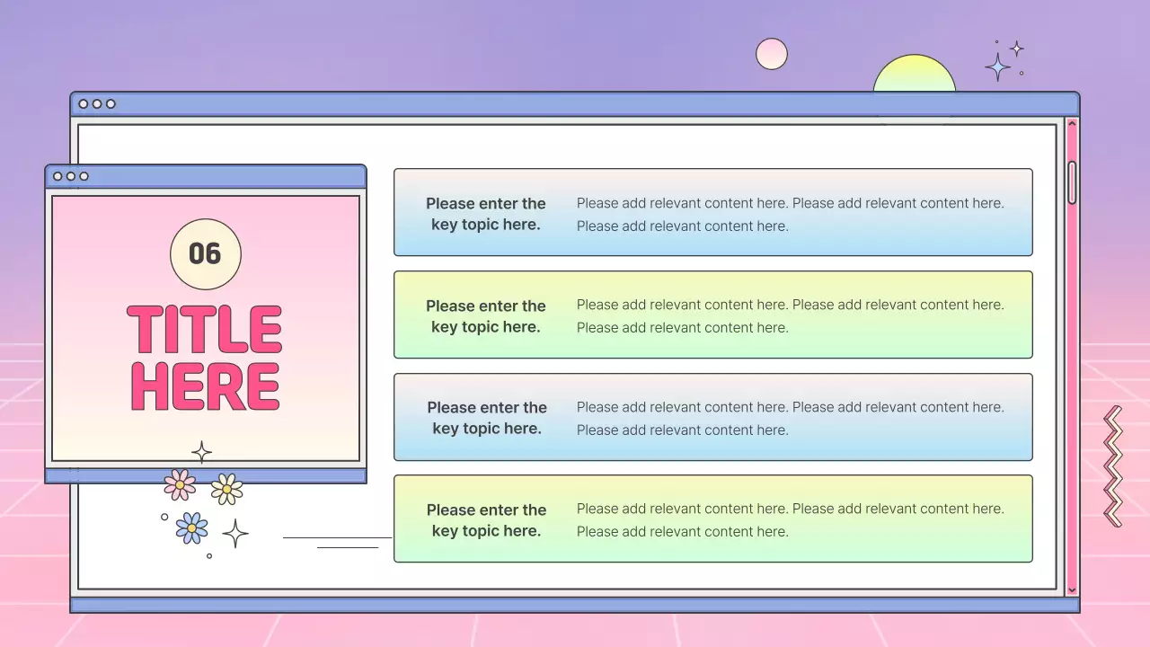 Pastel Playful Template Presentation