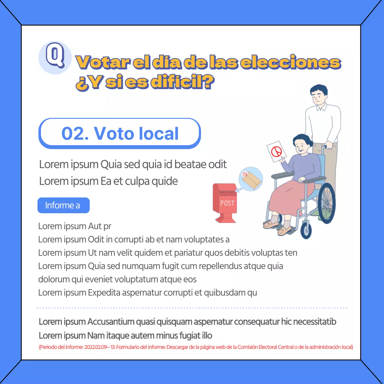 Las elecciones presidenciales de un vistazo en azul: ¿Qué poderes tiene el Presidente? Vota en la 20ª Elección Presidencial