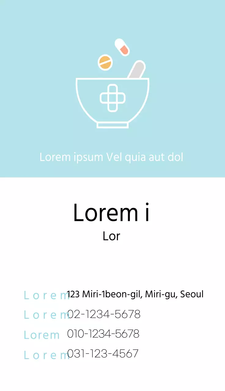 Visitenkarten aus der Vor-Apotheke