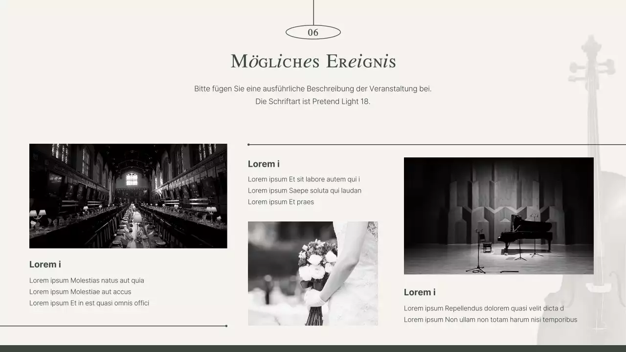 Portfolio der Leistungsgruppe in Khaki