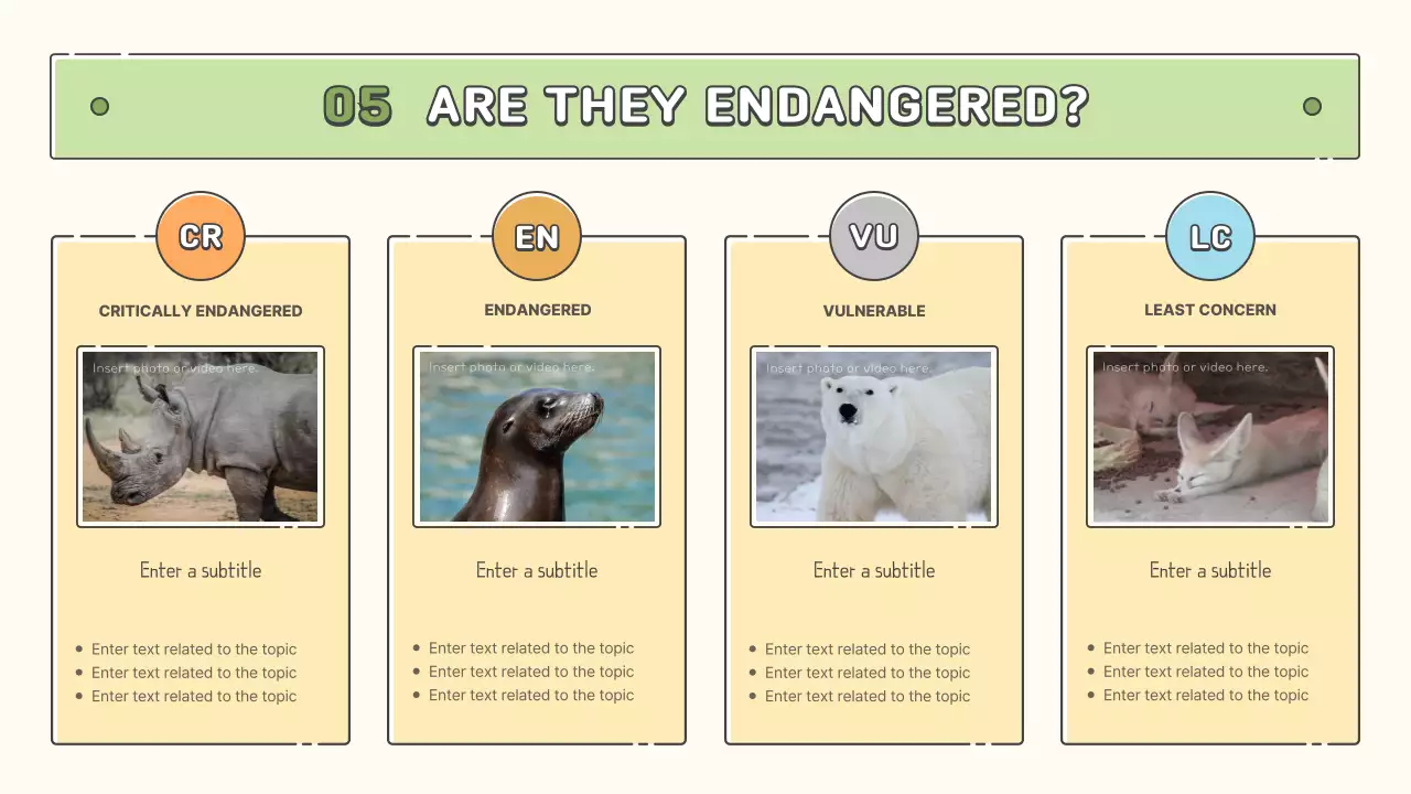 Beige Vintage Wildlife Promotion Presentation