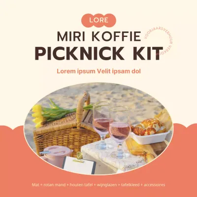 Geel Oranje Picknickverhuur Evenement