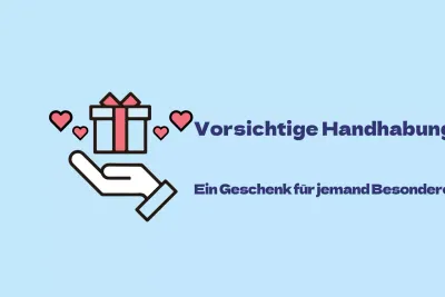 Vorsichtige Handhabung