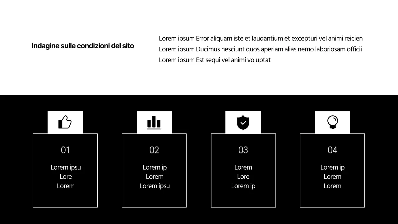 Infografica di design sulla gestione dei progetti con concetto in bianco e nero