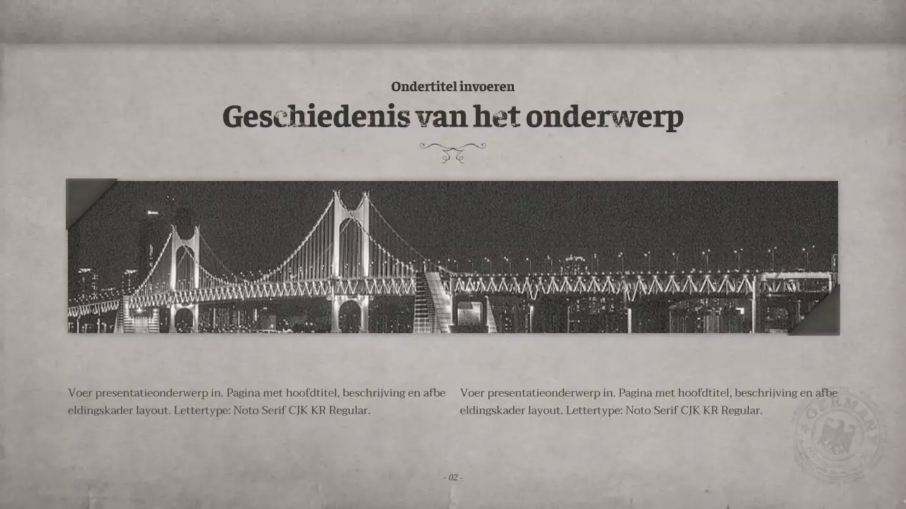 Verhalenboekpresentatie met bruin, vintage notitieboekconcept