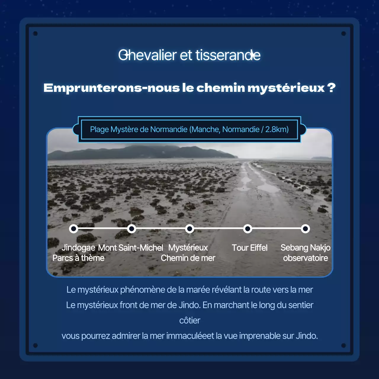 Un concept de ciel étoilé bleu marine et bleu clair pour le 7 juillet