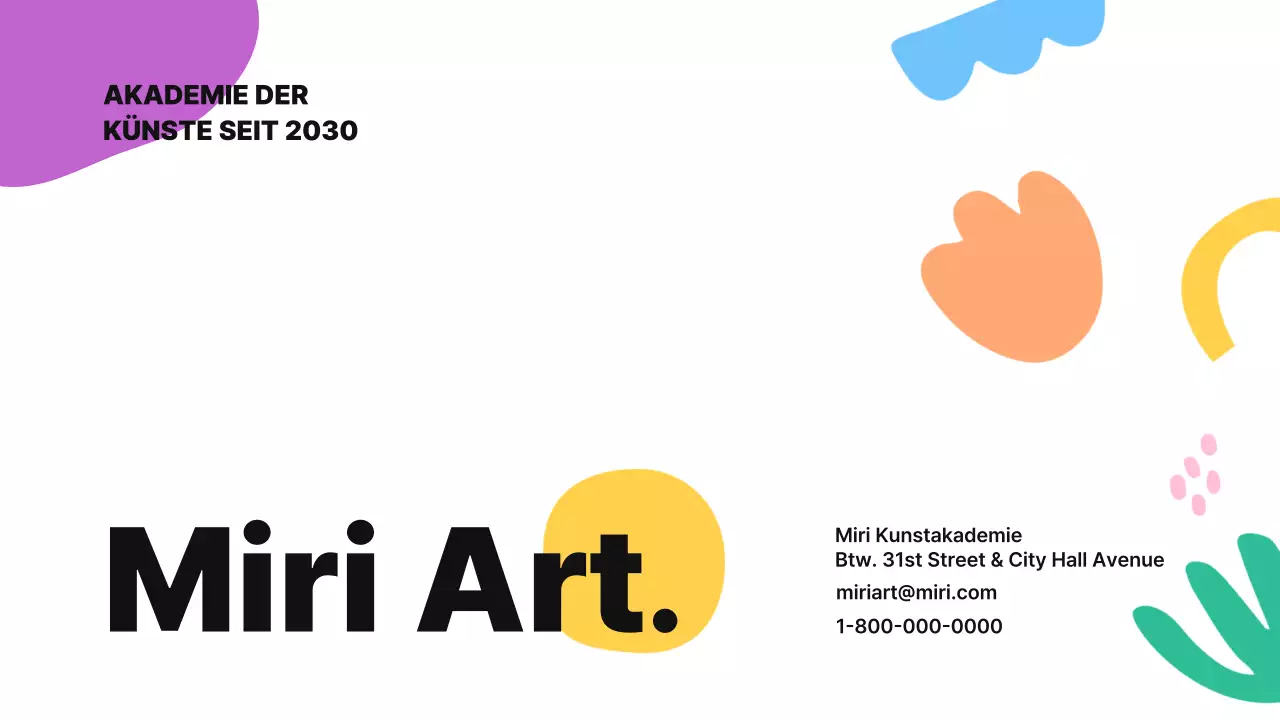 Eine niedliche abstrakte Illustration mit lebhaften Farben zur Vorstellung des Geschäftsplans und des Lehrplans Ihrer Schule