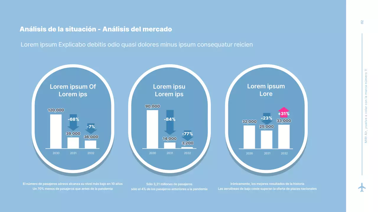 Ventanas de avión en azul concepto publicidad aerolínea brief