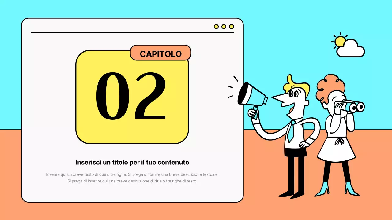 Strategie di marketing per simpatiche illustrazioni in giallo e menta