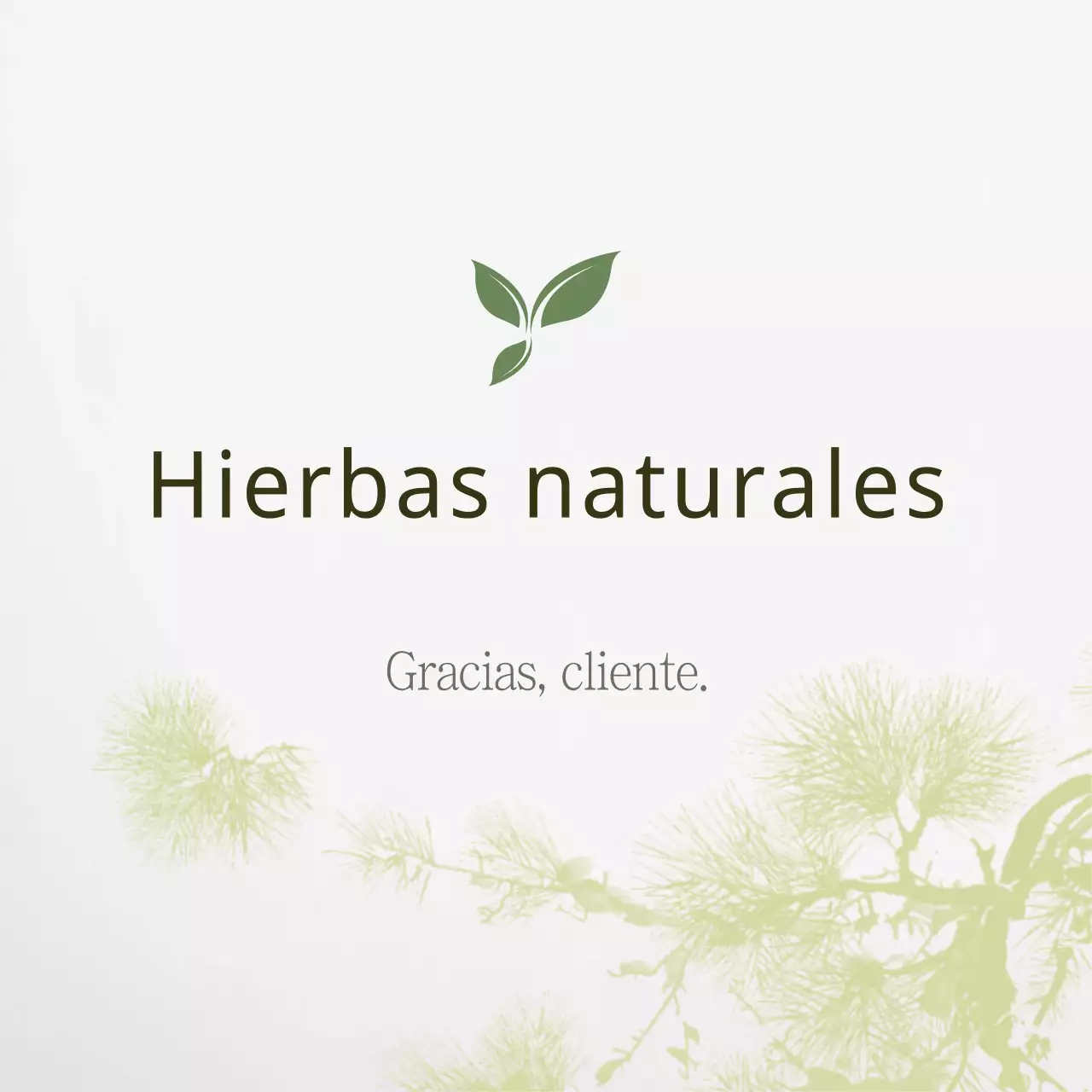 Hierbas naturales