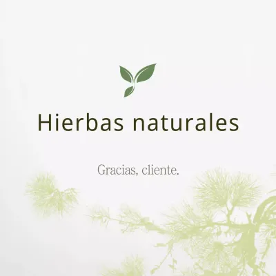 Hierbas naturales