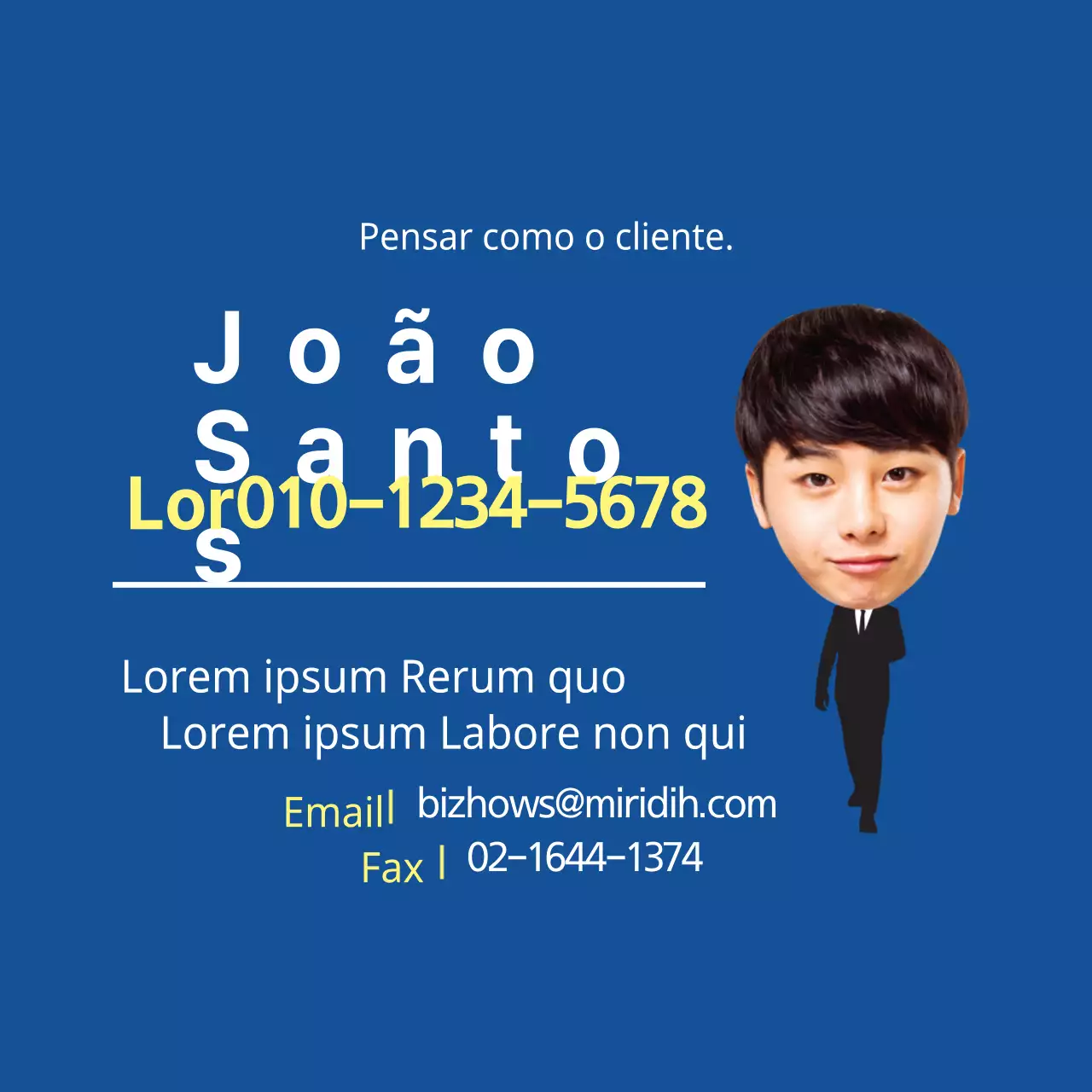 A perspetiva do cliente