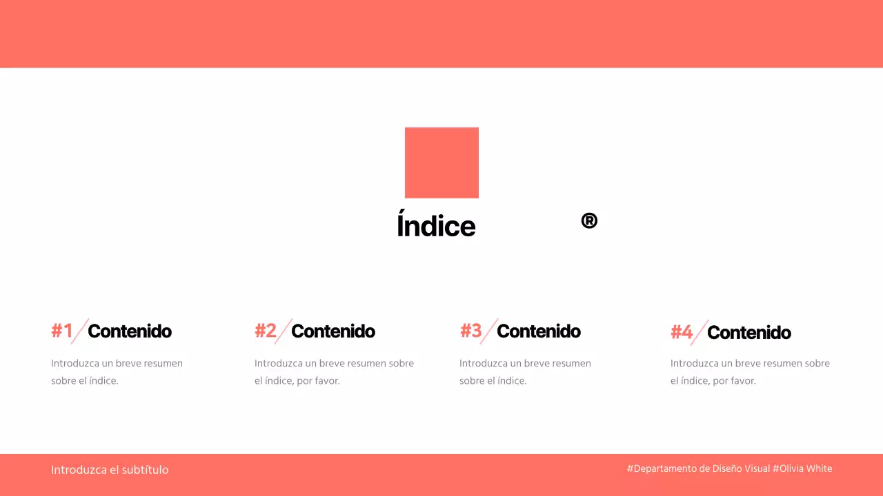 Chip de color, Coral