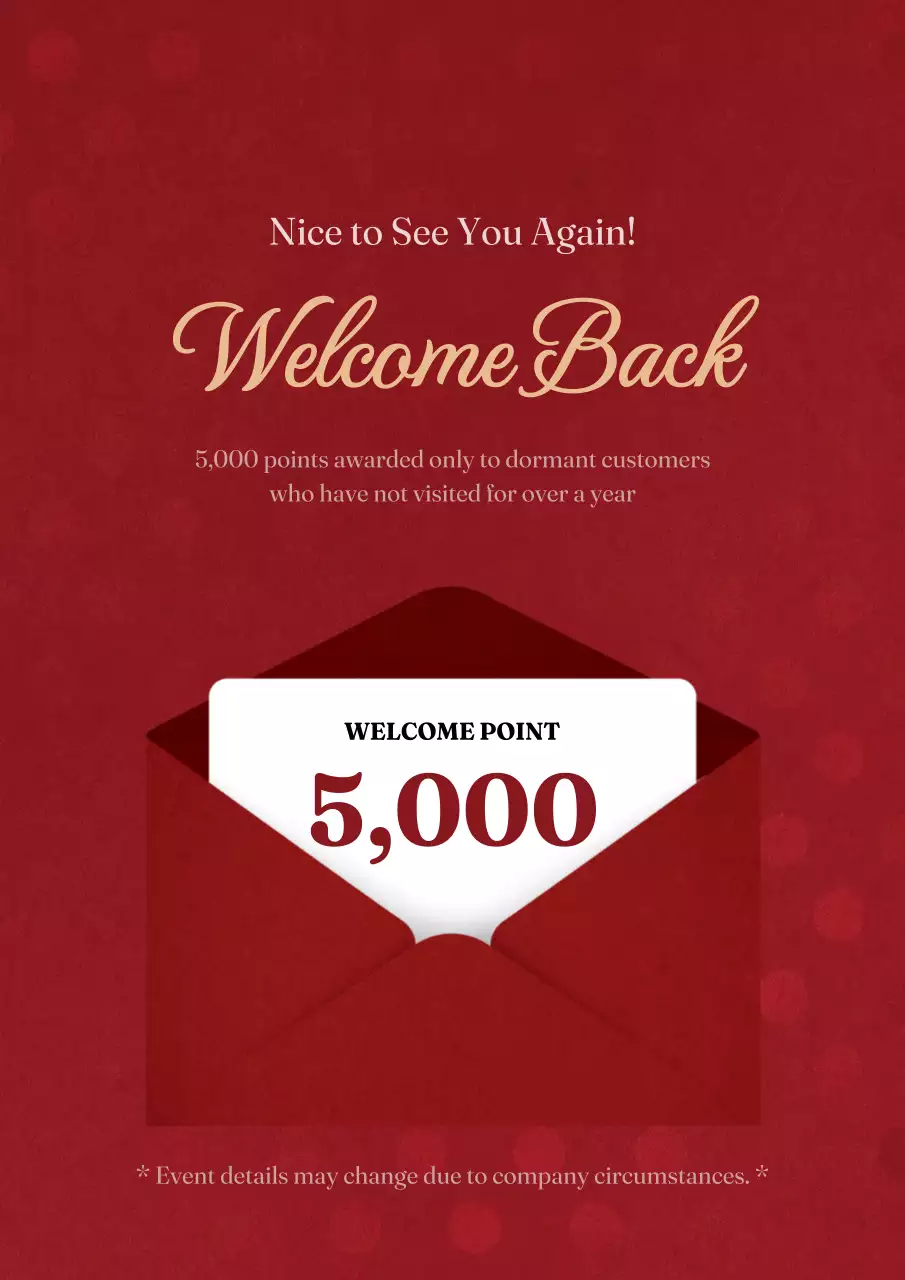 Red Classic Loyalty Promotion Poster