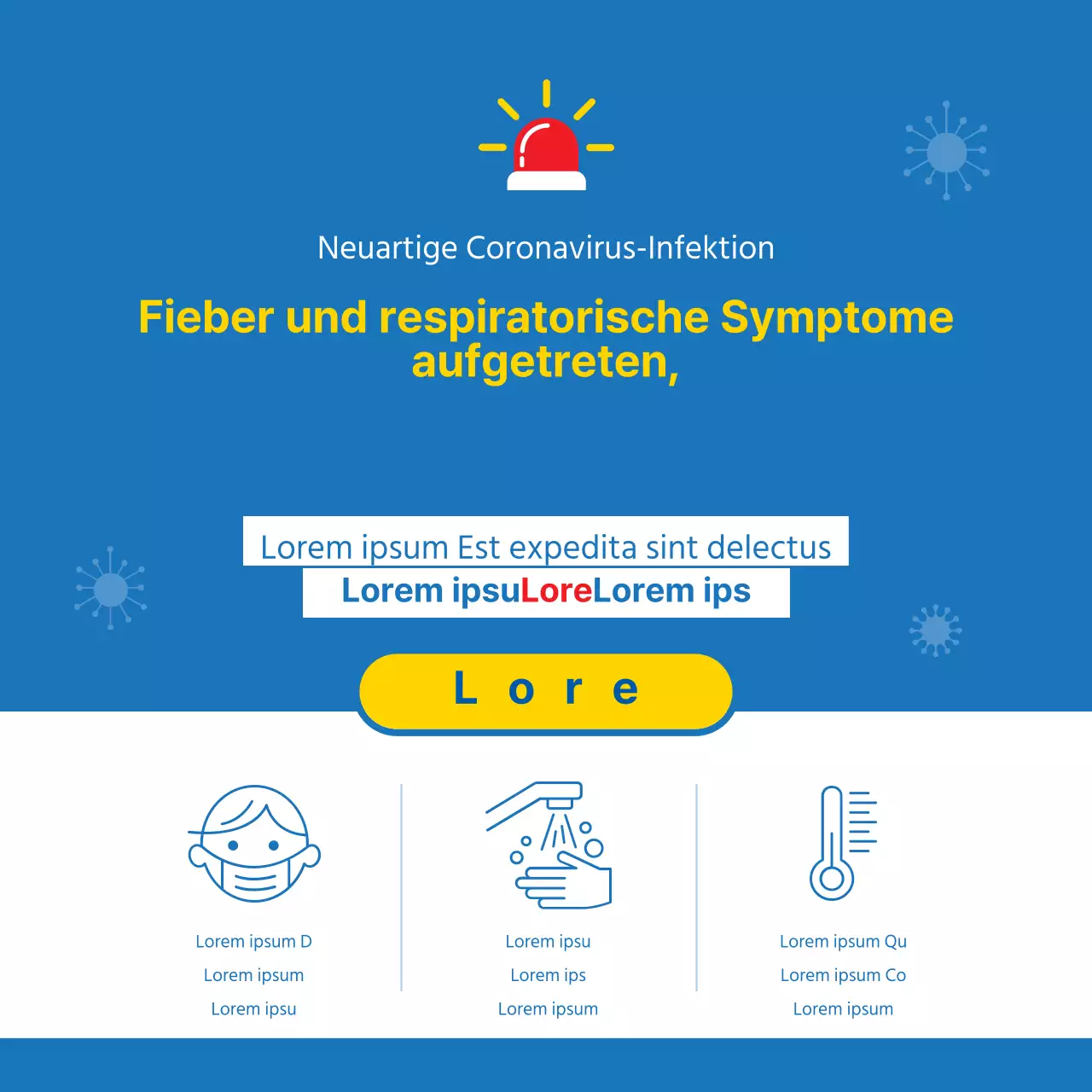 Neuartige Coronavirus-Infektion