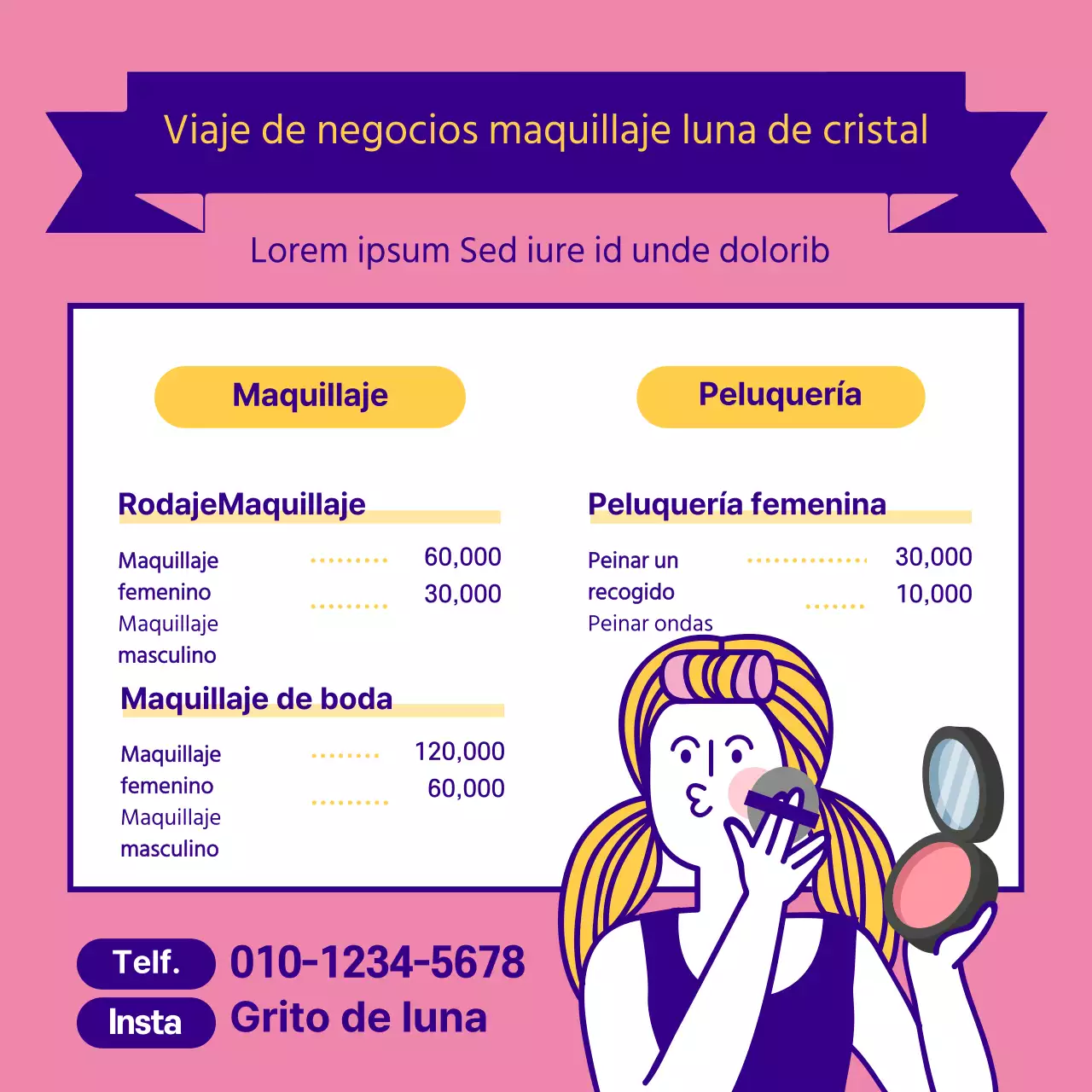 Maquillaje para viajes de negocios
