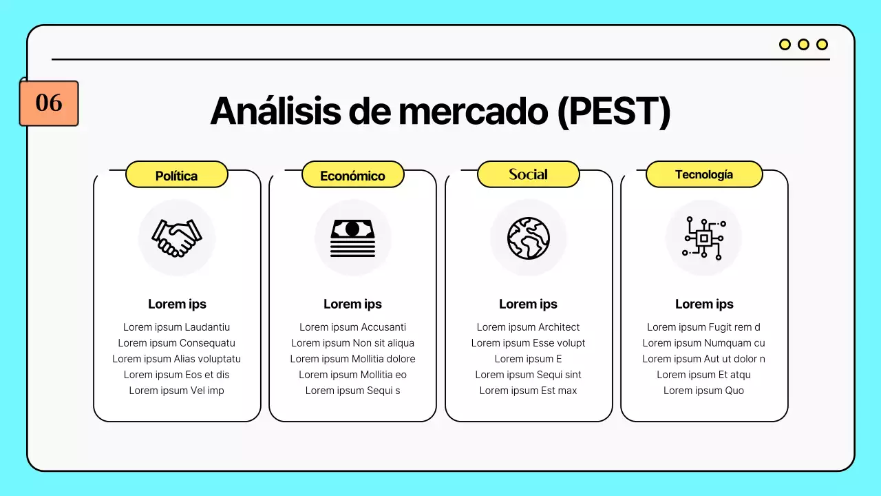 Estrategias de marketing para bonitas ilustraciones en color menta y amarillo