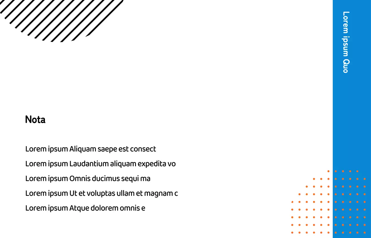 Un'azienda di tendenza con uno sfondo bianco pulito accentuato da una grafica geometrica.
