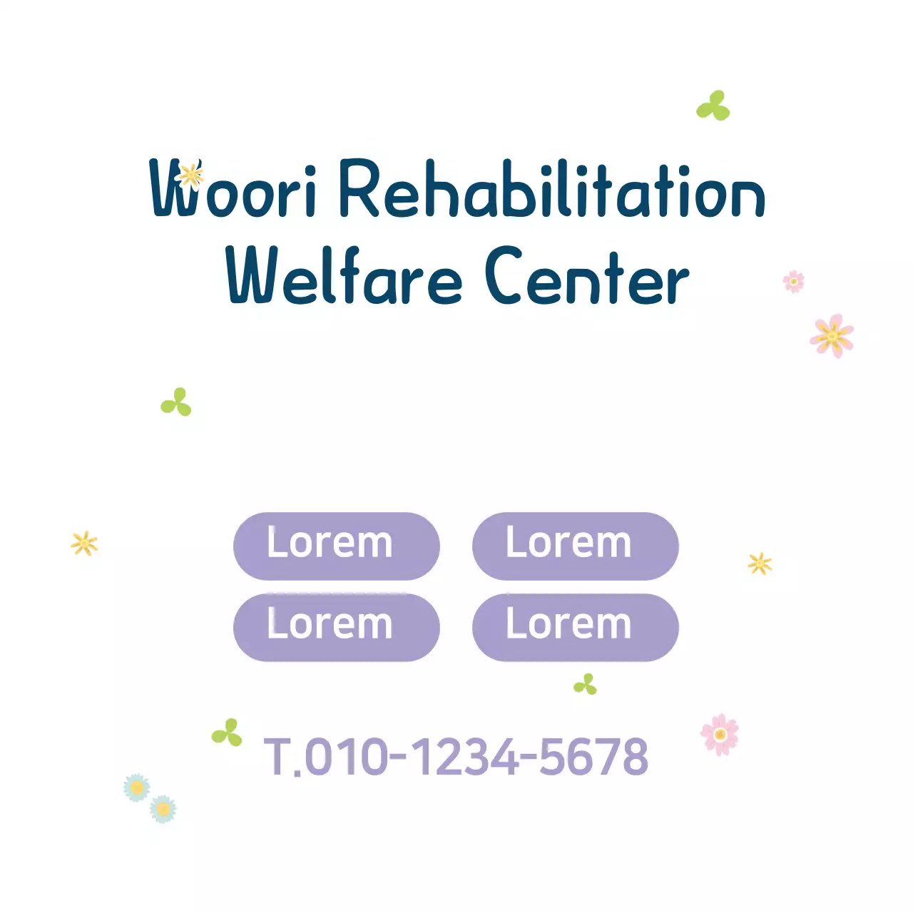 White Minimal Welfare Promotion Banner