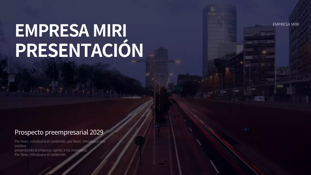 Presentaciones comerciales en movimiento