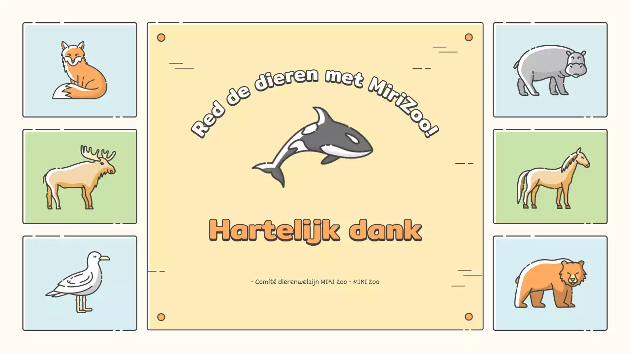 Dierentuin educatief materiaal in pasteltinten geel, chartreuse en lichtblauw