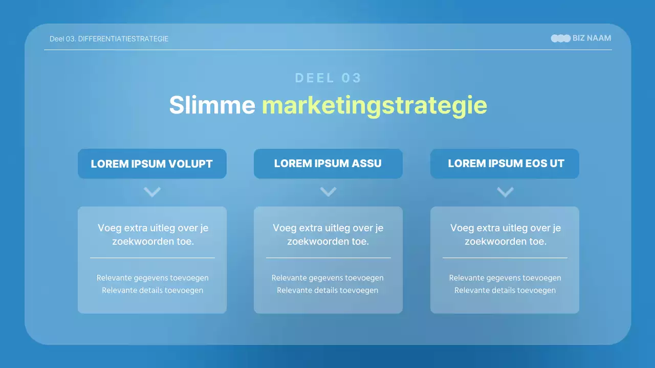 Medische presentaties in blauw