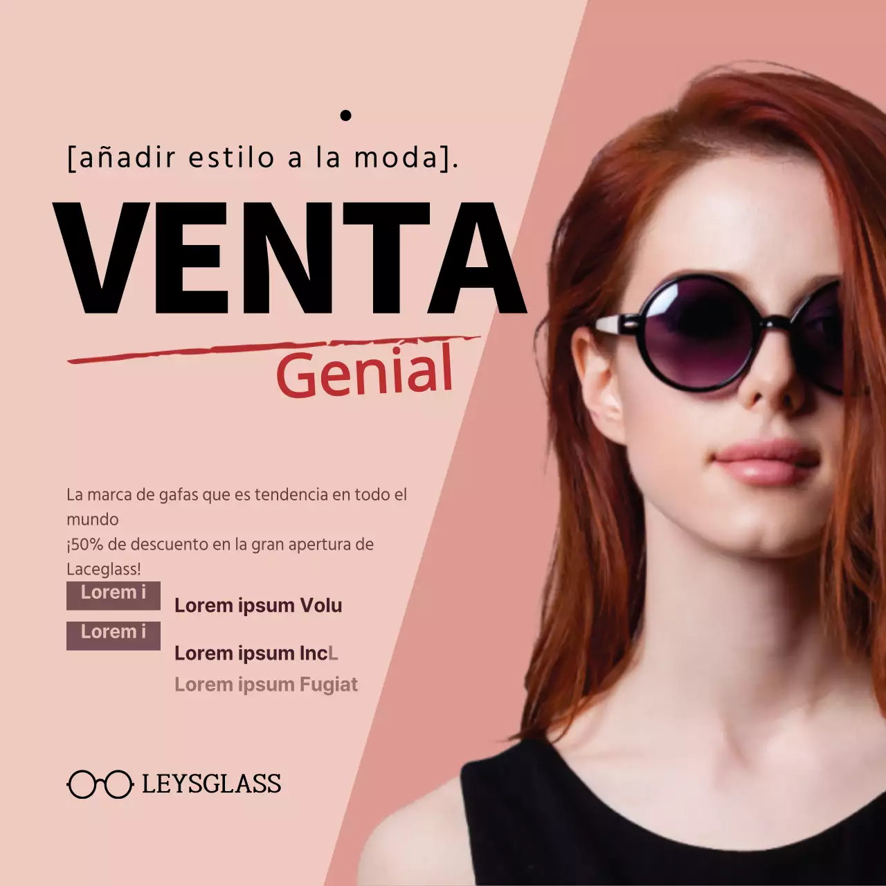 Rebajas en gafas