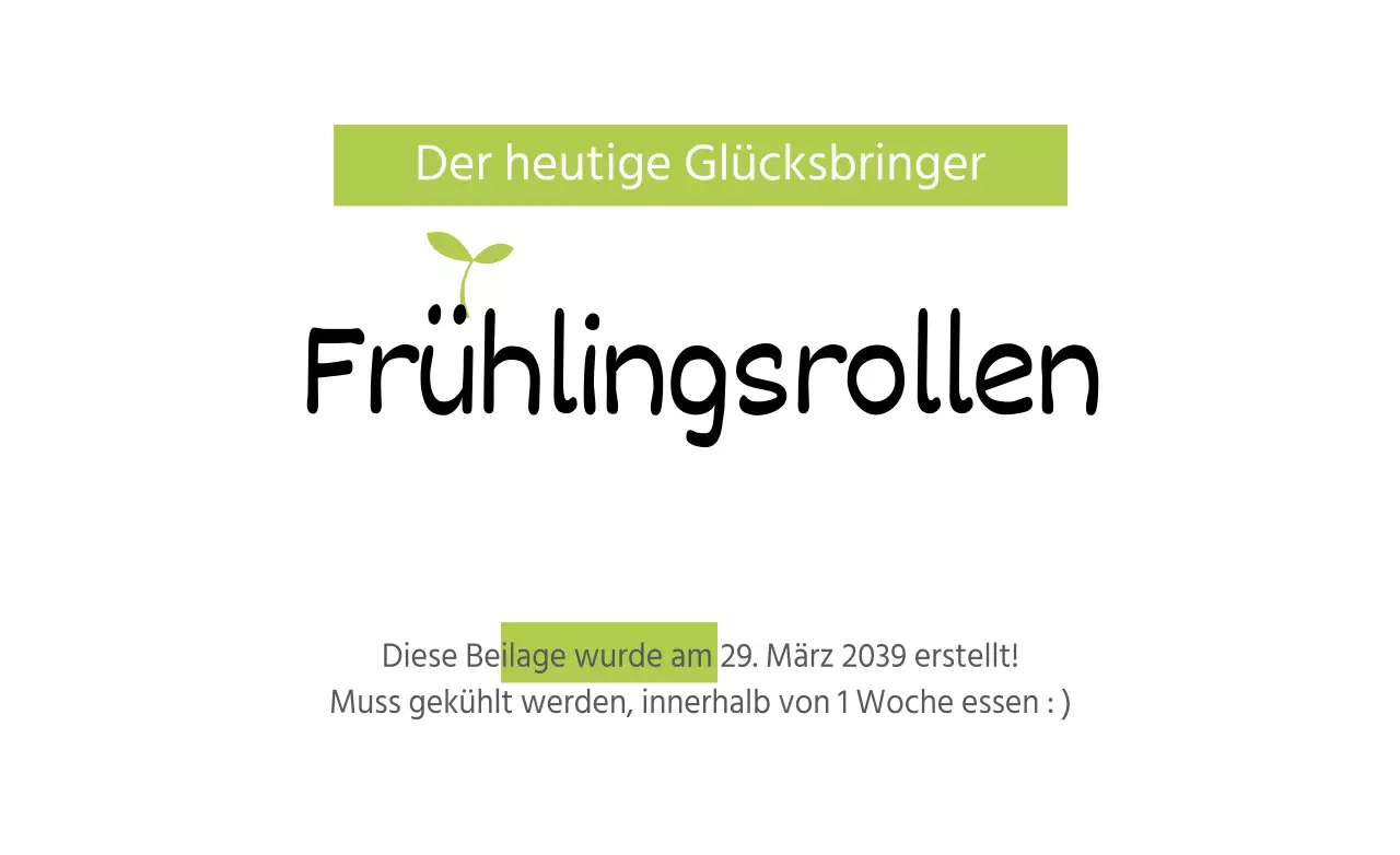 Frühlingsrollen