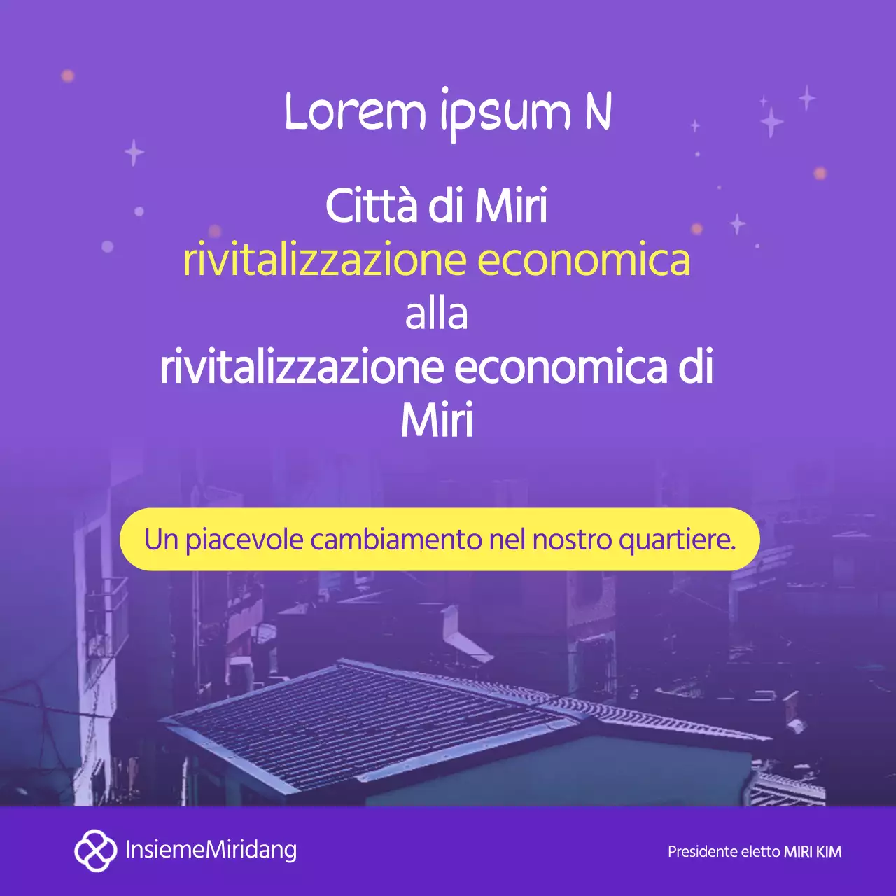 Messaggi di ringraziamento per le elezioni locali sui social media