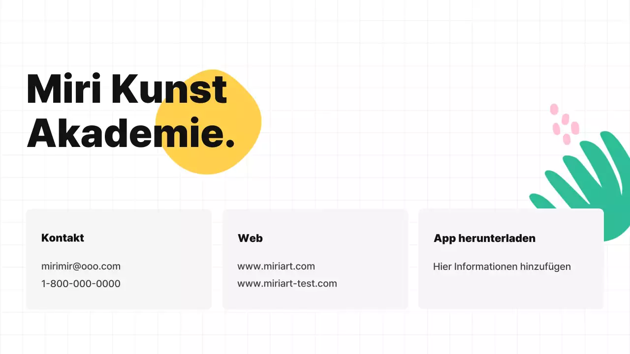 Eine niedliche abstrakte Illustration mit lebhaften Farben zur Vorstellung des Geschäftsplans und des Lehrplans Ihrer Schule